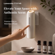 Wall Plug-in Waterless Diffuser with App Control & 3 Essential Oils
